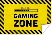 Game Poster - Gaming - Quotes - Controller - Gaming zone - Game - 60x40 cm - Game room decoratie