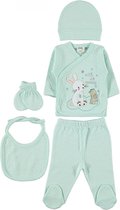 Baby newborn 5-delige baby newborn kleding set meisjes - With my mummy - Newborn set - Babykleding - Babyshower cadeau - Kraamcadeau
