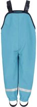 Playshoes - Softshell broek met bretels voor kinderen - Aquablauw - maat 140cm