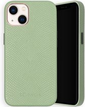 Selencia Gaia Slang Backcover iPhone 13 hoesje - Groen