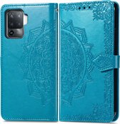 iMoshion Mandala Booktype Oppo A94 (5G) hoesje - Turquoise