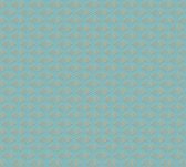 AS Creation Trendwall 2 - PAPIER PEINT GLITTER FAN - Art Deco - or turquoise - 1005 x 53 cm