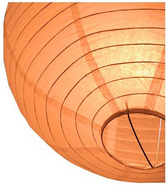 Oranje lampion 25 cm met lampionstokje - Sint Maarten lampionnen van Shoppartners — afbeelding 5