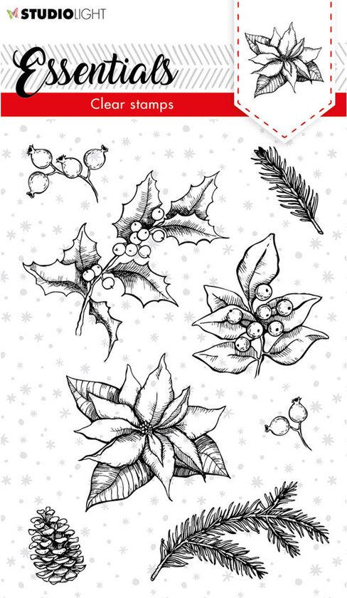 Studio Light Essentials Clear stamp A6 - Christmas Takjes | bol