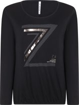 Zoso 216 Demi Shirt With Print Navy - XS