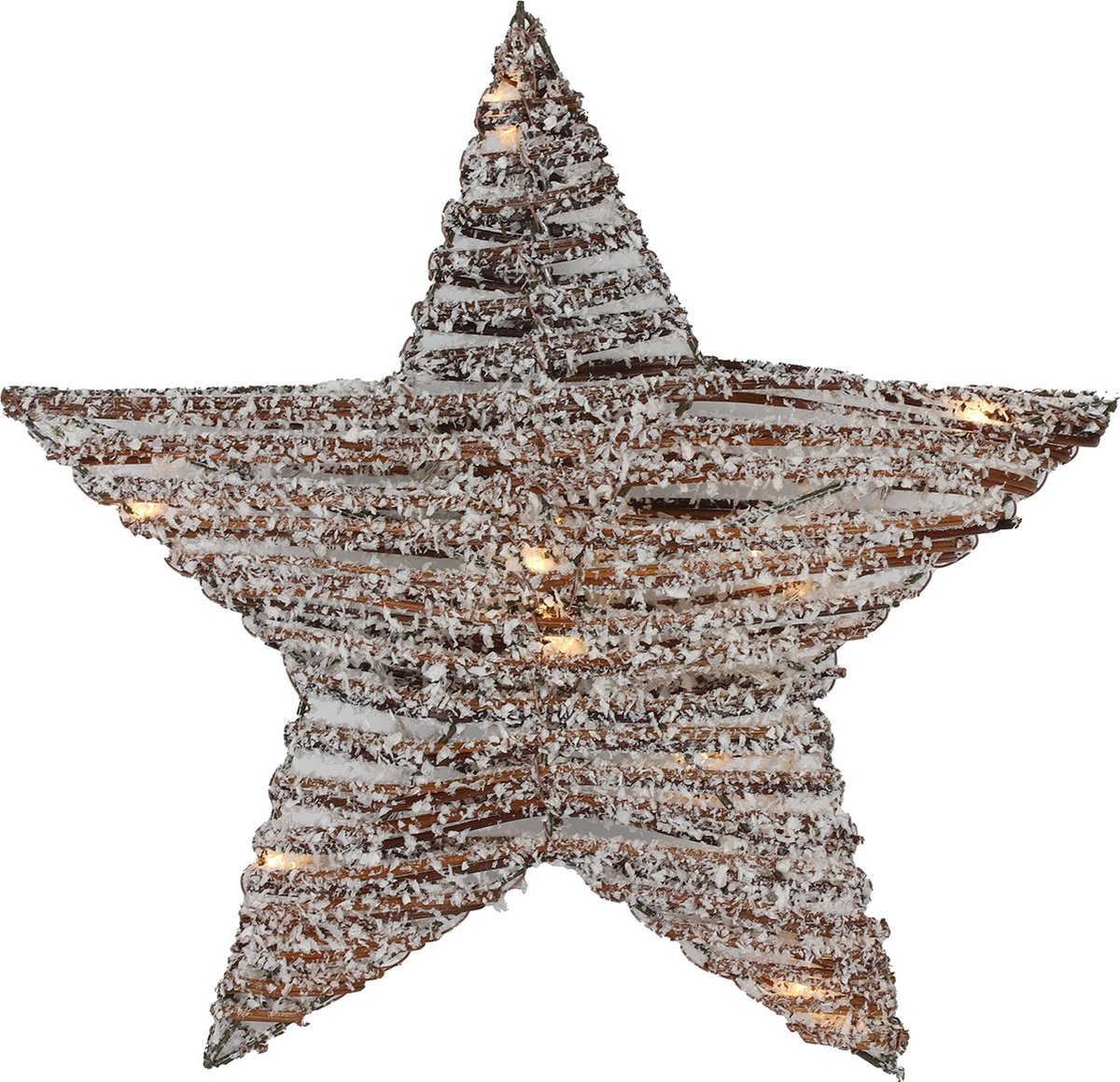 Countryfield Kerstster White Wash Valera - met LED timer - Medium
