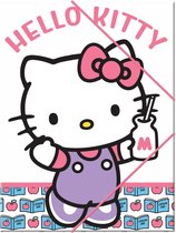 Hello Kitty Elastomap Junior A4 Polypropyleen Roze/wit