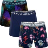 Muchachomalo - Heren - 3-pack Explore Boxershorts - Multicolor - XXL