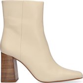Another Label Bente Ankle Boot Enkellaarsjes - Enkelboots met rits - Dames - Gebroken wit - Maat 39