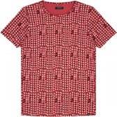 T-shirt Print Coral Rood (202375 - 428)