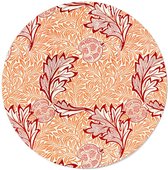 Walljar - William Morris - Apple - Muurdecoratie - Dibond wandcirkel