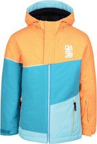 Oranje / blauwe kinder ski-jas Debut Jacket van Dare 2B 152