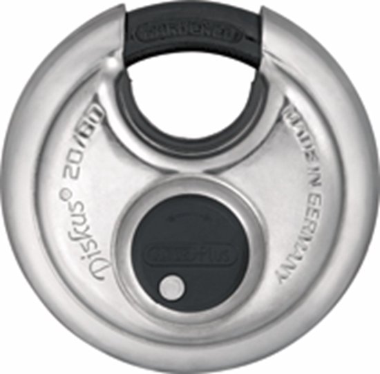 ABUS Discushangslot - 80mm - INOX staal/beugel gehard gelegeerd staal