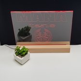 LED Night Light - Māori - Mana Tane - Multi Colour - New Zealand Gift - Tatoo
