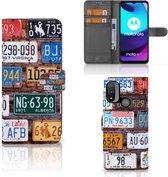 Wallet Book Case Motorola Moto E20 | E30 | E40 GSM Hoesje Kentekenplaten