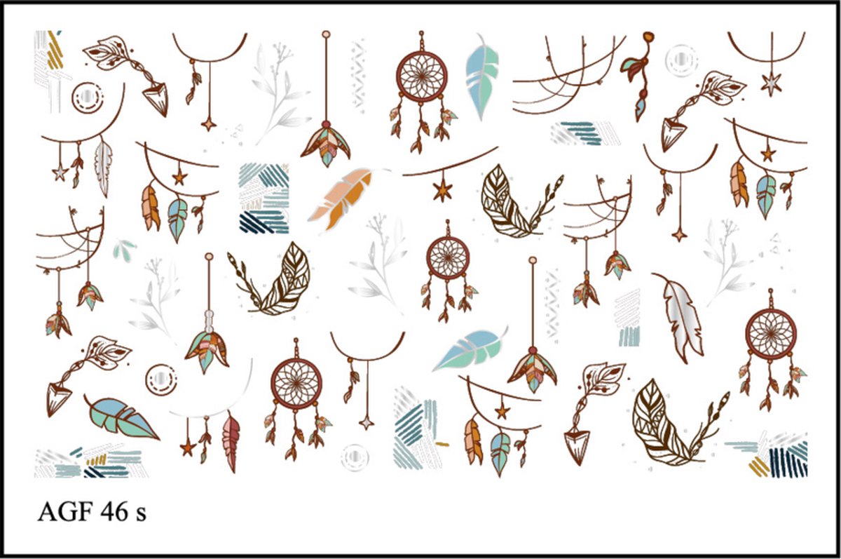 Goedkoopste Korneliya Airbrush Waterdecal met Foil AGF 46 silver