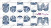 Water Decal - Nail Wrap WD 1046