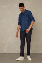 Kings Of Indigo - Absalon  - Overhemd - Donker Blauw - XL