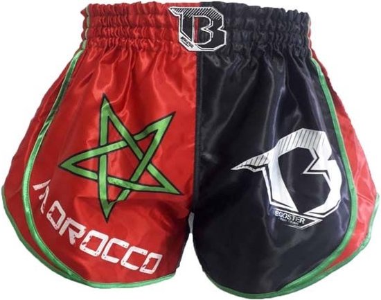 Kickboks Broekje Marokko Rood/Zwart | bol.com