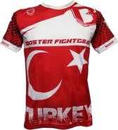 T-shirt Turkije Rood/White