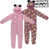 Minnie Mouse onesie - glow in the dark - roze - maat 110/5 jaar