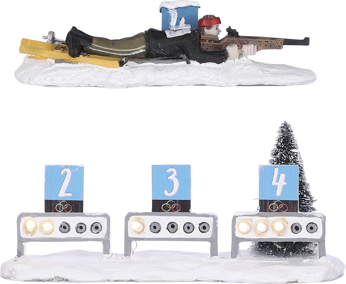 Luville - Biathlon shooting battery operated - Kersthuisjes & Kerstdorpen