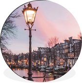 Cercle mural - Aluminium - Pays- Nederland - Amsterdam - Lanterne - ⌀ 90 cm