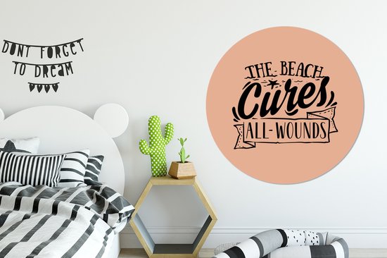 WallCircle - Tableau - Summer Xxl - Multicolore - 120 X 120 Cm