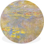 WallCircle - Wandcirkel ⌀ 60 - Waterlelies - Claude Monet - Ronde schilderijen woonkamer - Wandbord rond - Muurdecoratie cirkel - Kamer decoratie binnen - Wanddecoratie muurcirkel - Woonaccessoires