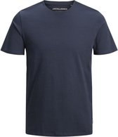 JACK & JONES T-shirt van biologisch katoen met korte mouwen marineblauw Heren