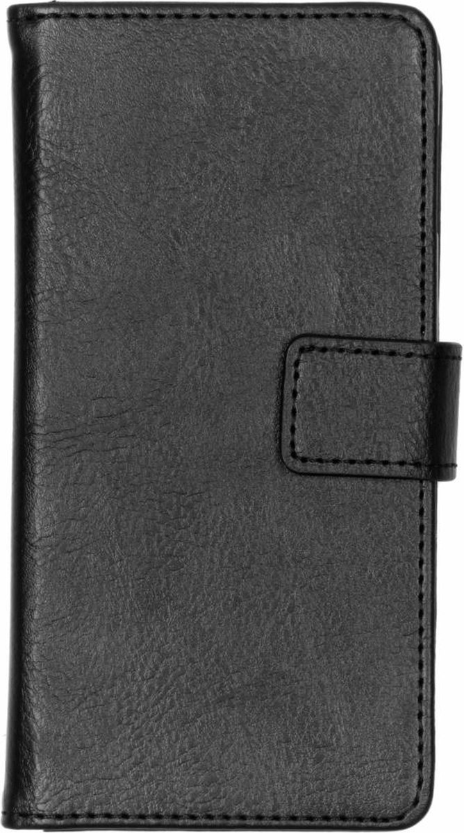 Luxe Lederen Bookcase geschikt voor Samsung Galaxy S10 Plus - Zwart