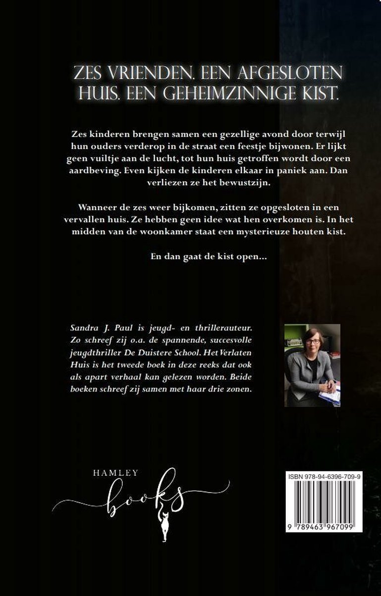 Het verlaten huis - back cover