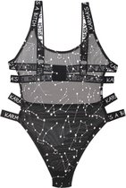 Body Met  Zodiac Print - Zwart/Metallic - Sexy Lingerie & Kleding - Lingerie Dames