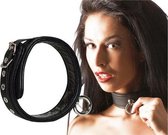 Verstelbare Lederen Halsband