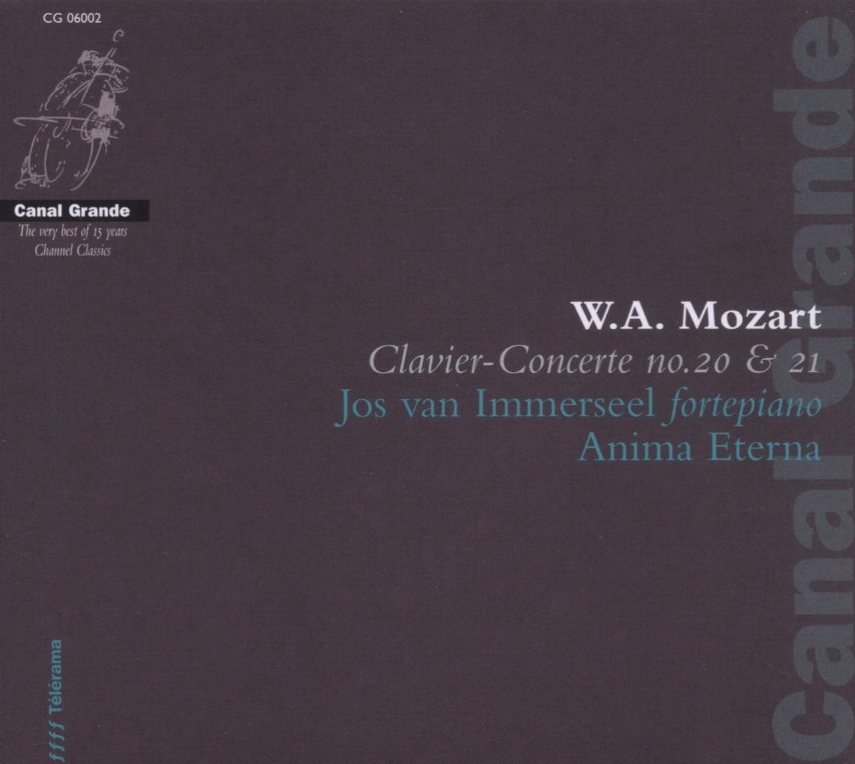 Anima Eterna Brugge & Jos Van Immerseel - Mozart: Clavier-Concerte No.20 & 21 (CD)