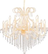Kroonluchter ø 85*71 cm 12+6x E14/w Beige |