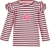 4President baby meisjes shirt Nikia Neon Pink Stripe