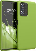kwmobile telefoonhoesje voor Xiaomi 11T / 11T Pro - Hoesje voor smartphone - Back cover in groene peper