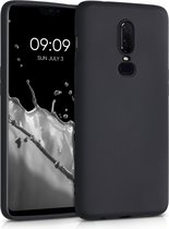kwmobile telefoonhoesje voor OnePlus 6 - Hoesje voor smartphone - Back cover in zwart