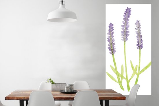 Affiche Lavande - Aquarelle - Plantes - 75x150 cm