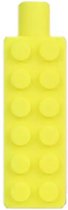 Kauwdop-Bijtdop-Pennendop-Potlooddop-Legoblokje-Geel