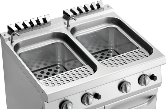 Pastakoker | Gas 700 | 80cm breed 2x24L | Bartscher | 2853101 van Bartscher — afbeelding 3
