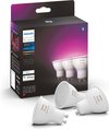 Philips Hue Slimme Lichtbron GU10 Spot - White and Color Ambiance - 3-pack - Bluetooth