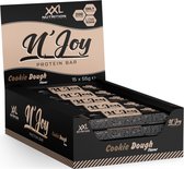 XXL Nutrition - N'Joy Protein Bar 15-Pack - Eiwitrepen & -snacks, Proteïne repen - Smeuïge Eiwit Reep én Hoog in Eiwit - Cookie Dough