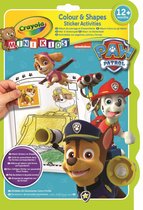 Crayola - Mini Kids - Hobbypakket - Paw Patrol Kleur- En Stickerboek Voor Kinderen