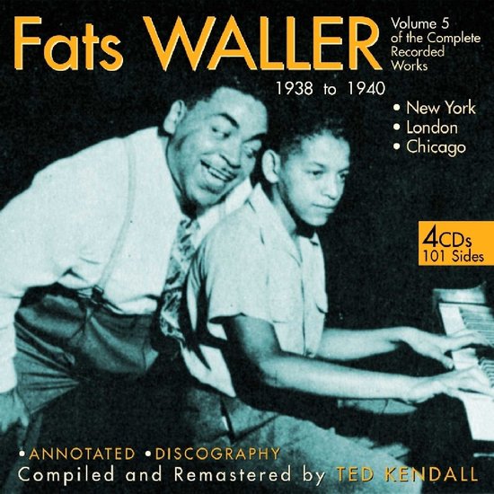 Fats Waller - Fats Waller ?– The Complete Recorded Works, Vol. 5 (4 CD)