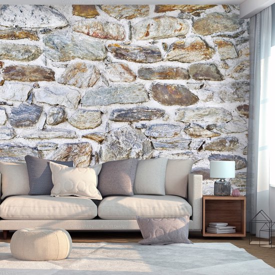 Raad Benadering Tether 441cm X 315cm - Zelfklevend fotobehang - Oude stenen muur, aanrader, 8  maten, premium... | bol.com