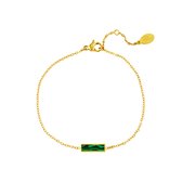 Yehwang Armband Groene Steen Goud 289305-187