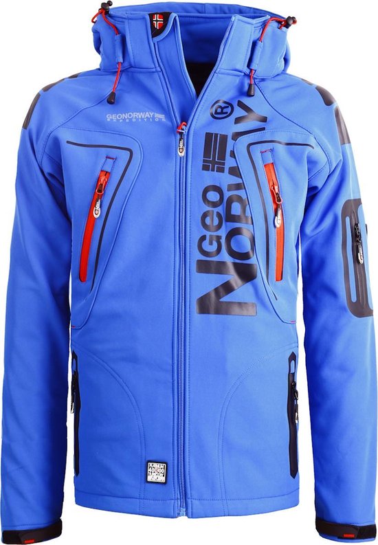 Geographical Norway Veste Softshell Homme Cobalt Techno - S