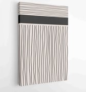 Aardetinten organische vorm Art design voor poster, print, cover, behang, minimale en natuurlijke kunst aan de muur. 1 - Moderne schilderijen – Verticaal – 1873831111 - 50*40 Verti
